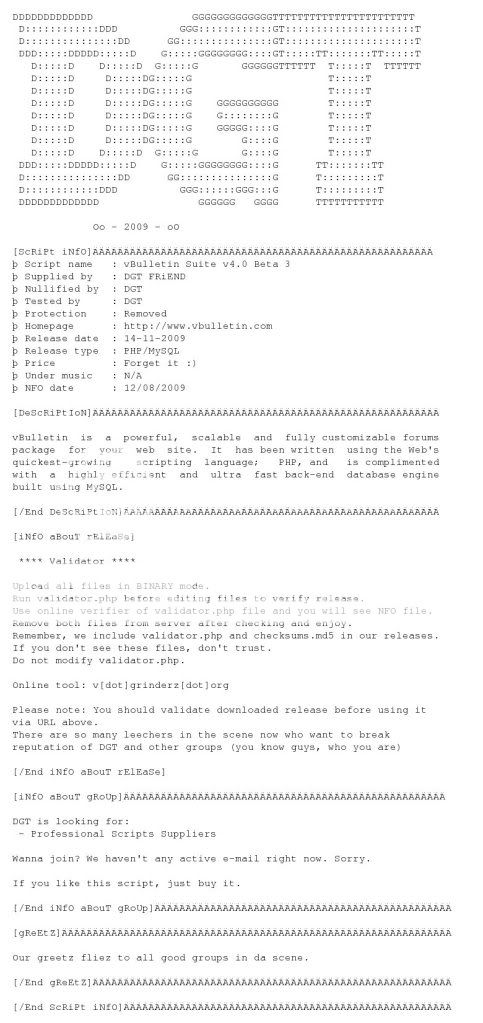 vBulletin.Suite.v4.0.Beta.3.PHP.NULL-DGT vBulletin.Suite.v4.0.Beta.3.PHP.NULL-DGT