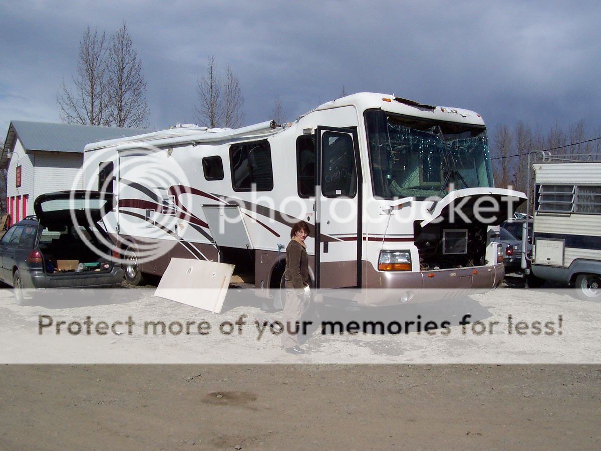 Rebuilding a Class A Motorhome Scamper the smashed camper Adventure