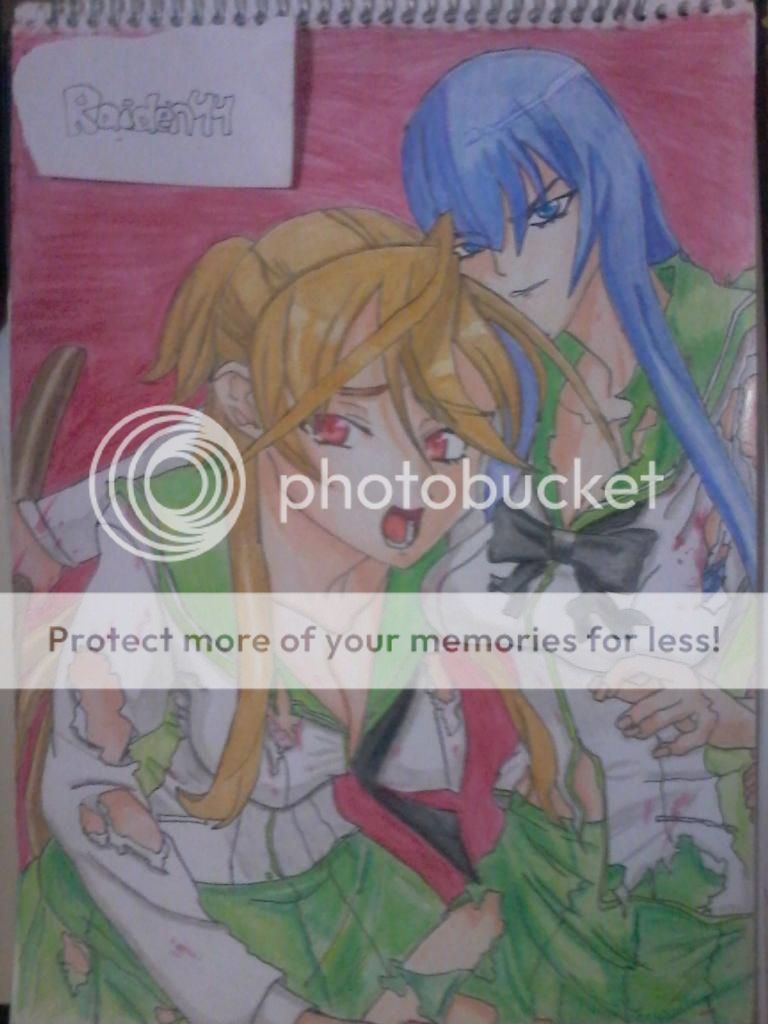 highschool of the dead dibujo highschool of the dead dibujo