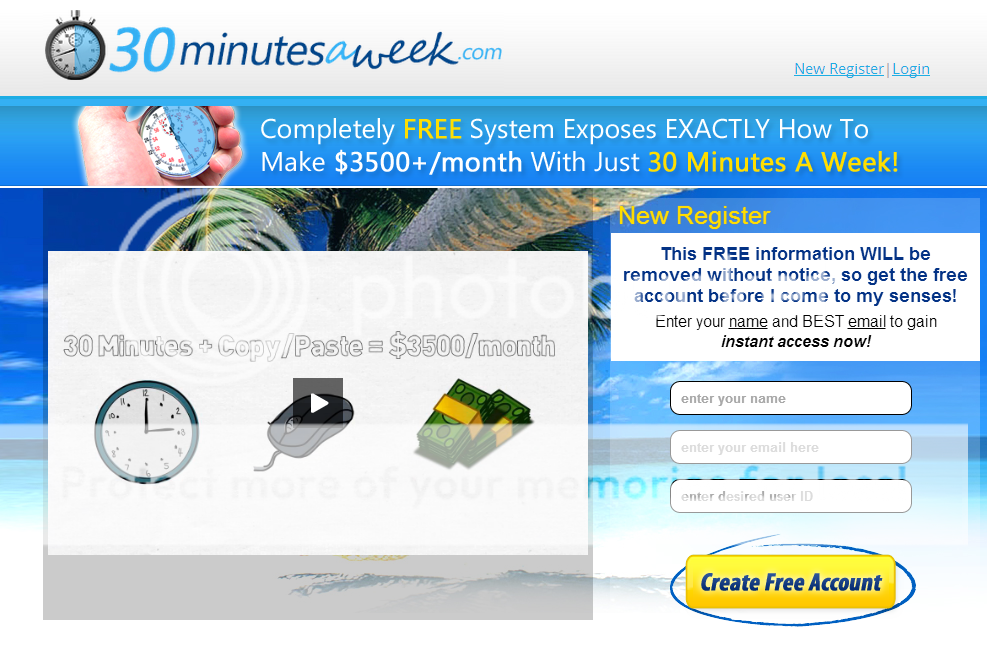 30 minutes a week